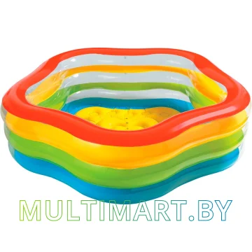 Надувной бассейн Intex Summer Colors 185х180х53 (56495)